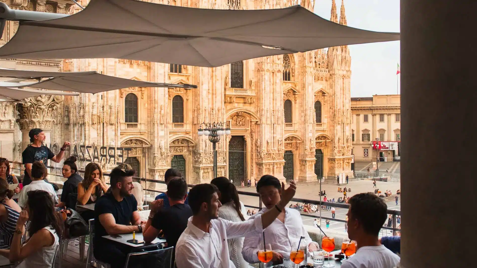 Allestimento evento a Terrazza Duomo 21 Milano